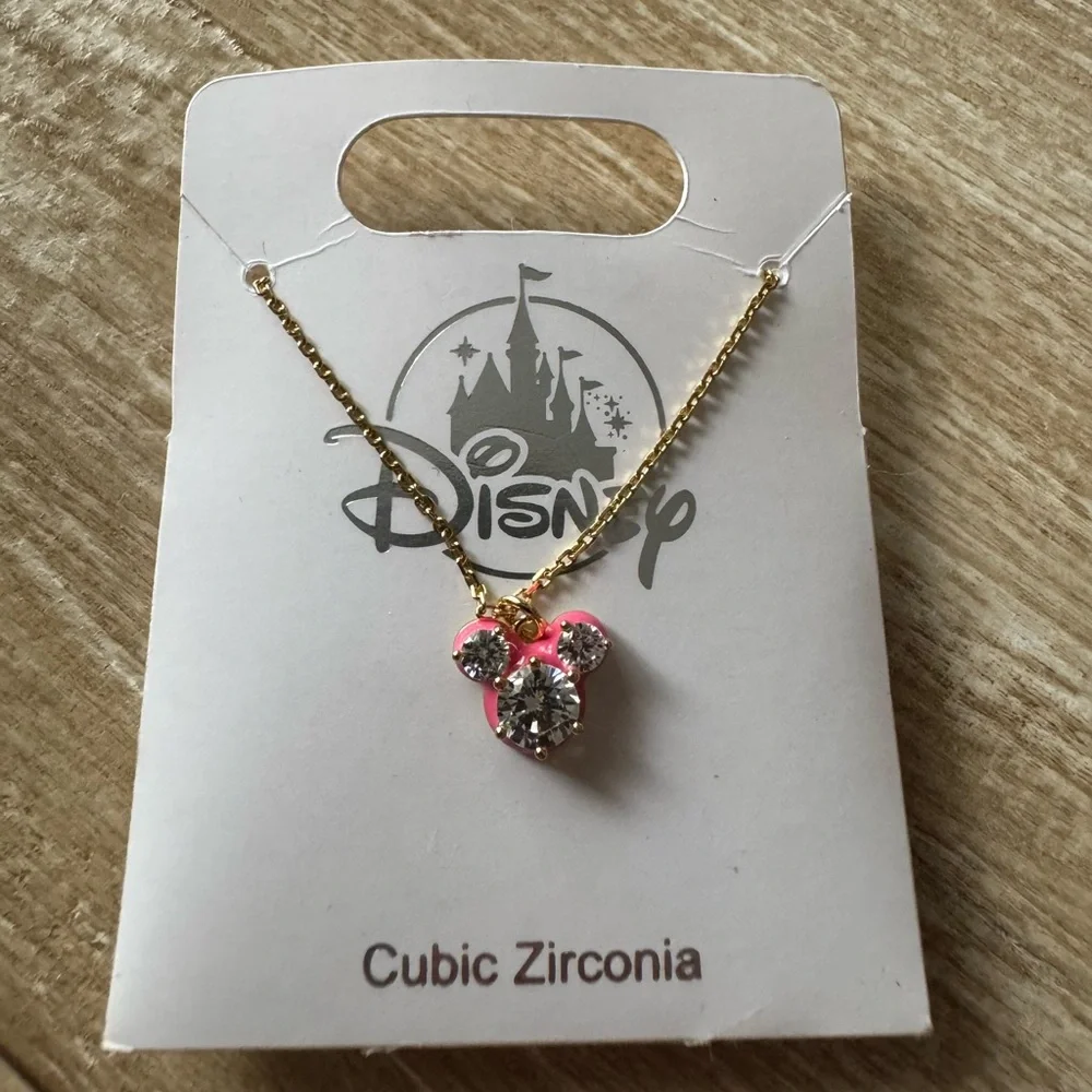 Disney Pink and Gold Necklace